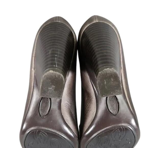 Sofft Shoes Womens 9 Eurosoft Loafer Pump Metallic Leather Classic Fashion Comfy - Picture 7 of 16